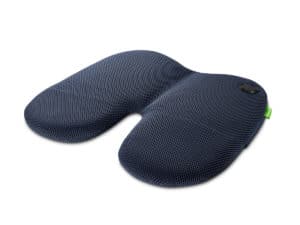 Coussin NOATEC bleu nuit avec base en tissu (livré avec un élastique de fixation)