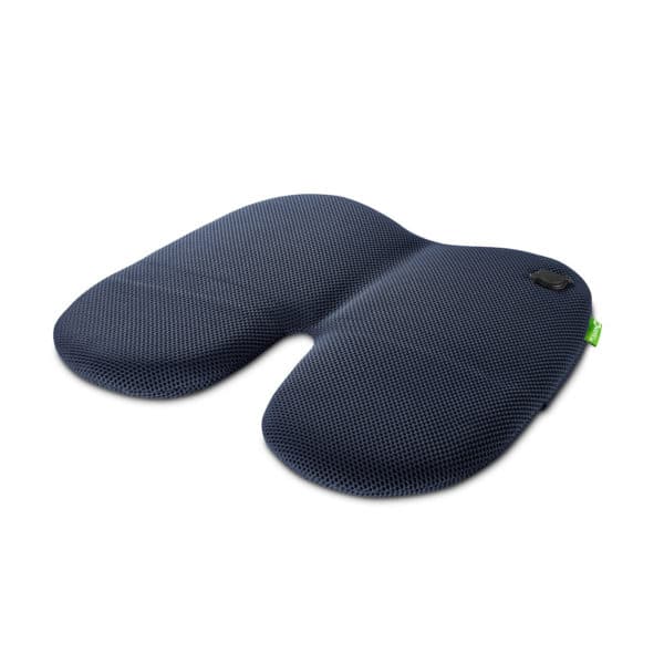 Coussin NOATEC bleu nuit avec base en tissu (livré avec un élastique de fixation)