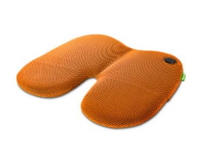 Coussin NOATEC orange avec base en tissu (livré avec un élastique de fixation)