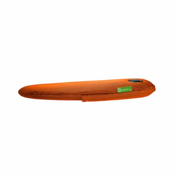 Coussin NOATEC orange avec base en tissu (livré avec un élastique de fixation) – Image 2